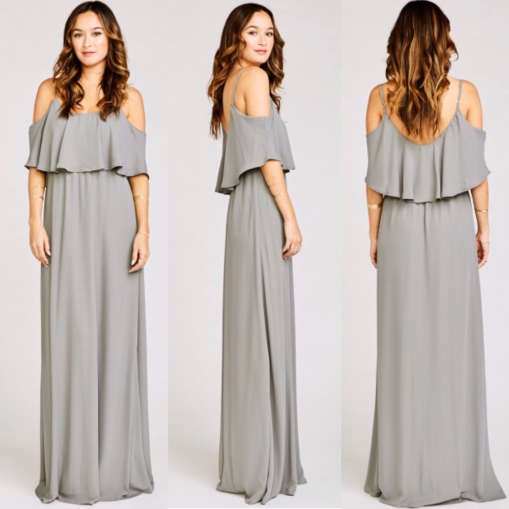 Show Me Your Mumu Caitlin Cold Shoulder Maxi Dress